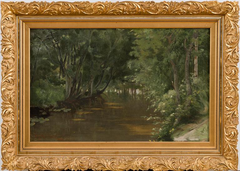 SIGFRID AUGUST KEINÄNEN, FOREST POND.