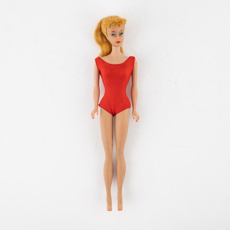 Barbie, docka, vintage "Nr. 4, Ponytail", Mattel 1960.