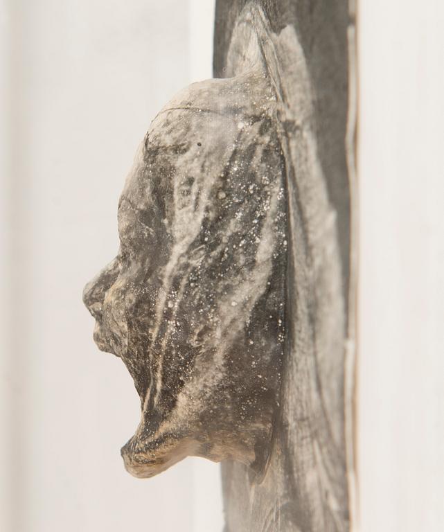 mixed media / drawing and 3D paper casting, a tergo signed and dated 1999.