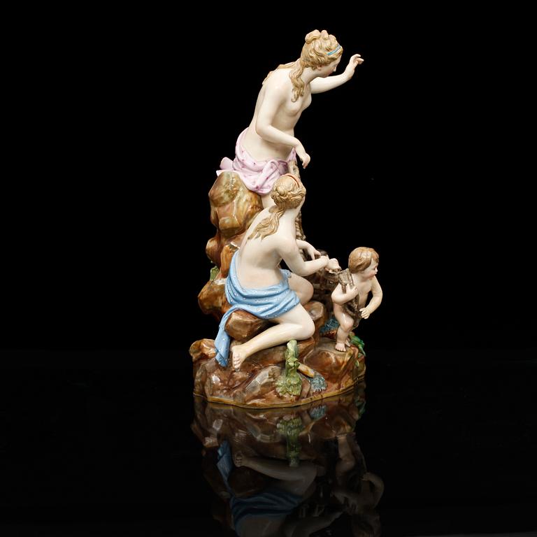 FIGURGRUPP, porslin. Meissen 1800/1900-tal.