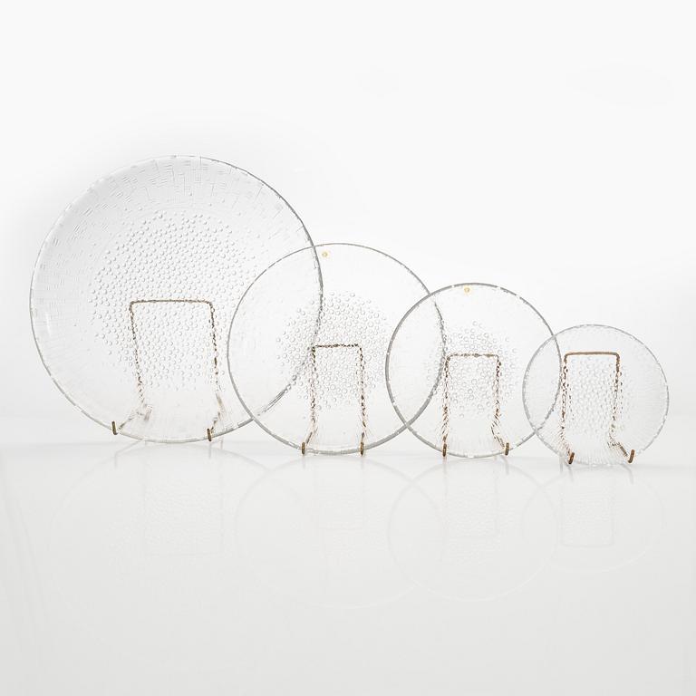 Tapio Wirkkala, matservis, glas, "Ultima Thule", 59 delar, Iittala, 1900-talets andra hälft.