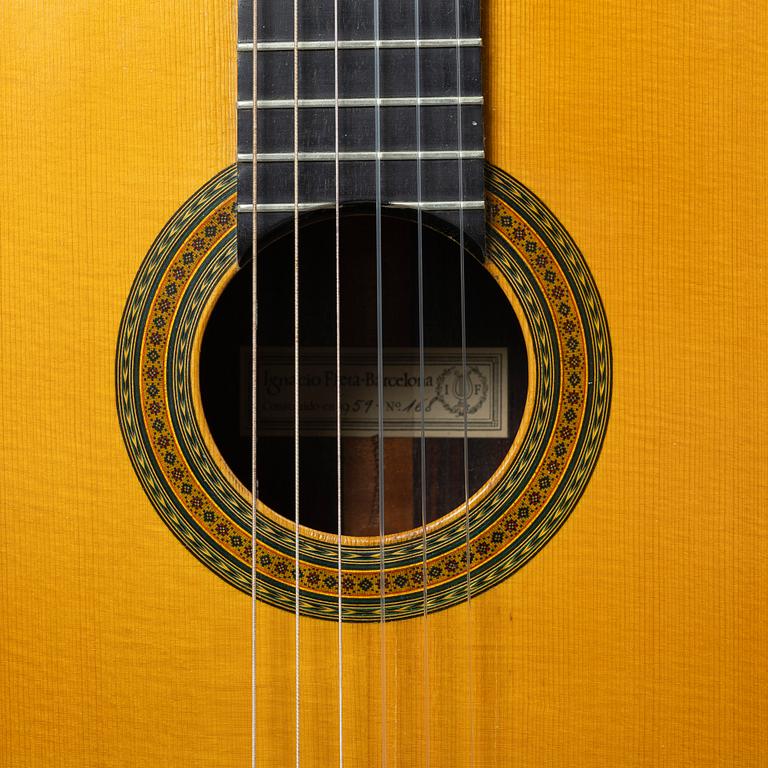 Ignacio Fleta Barcelona, acoustic guitar, "No 168", Spain, 1959.