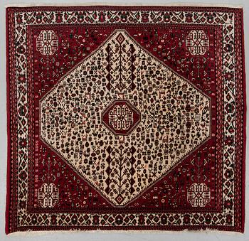 A CARPET, Abadeh, around 196 x 202 cm.