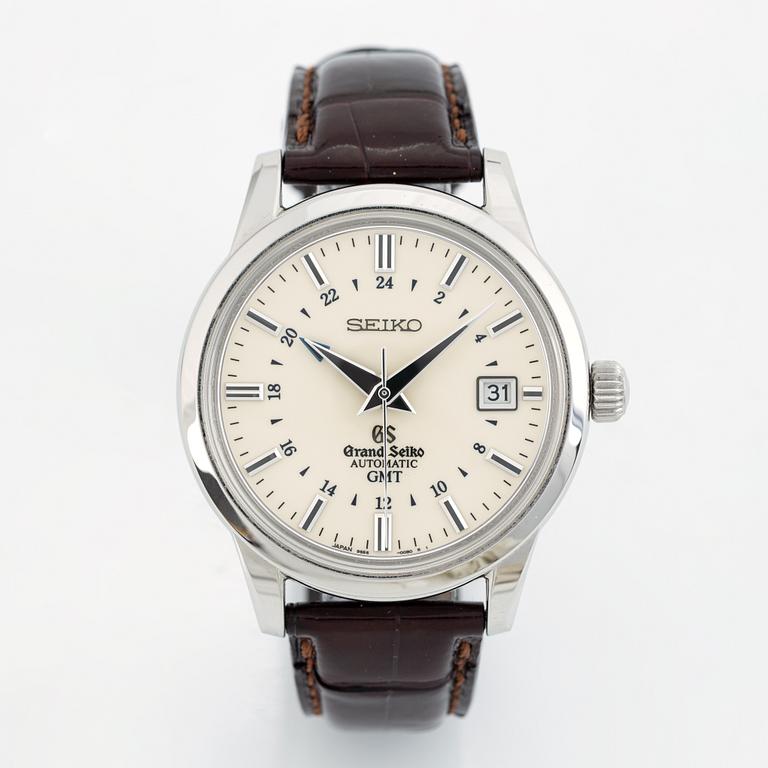 Grand Seiko, GMT, SBGM003, wristwatch, 39,5 mm.