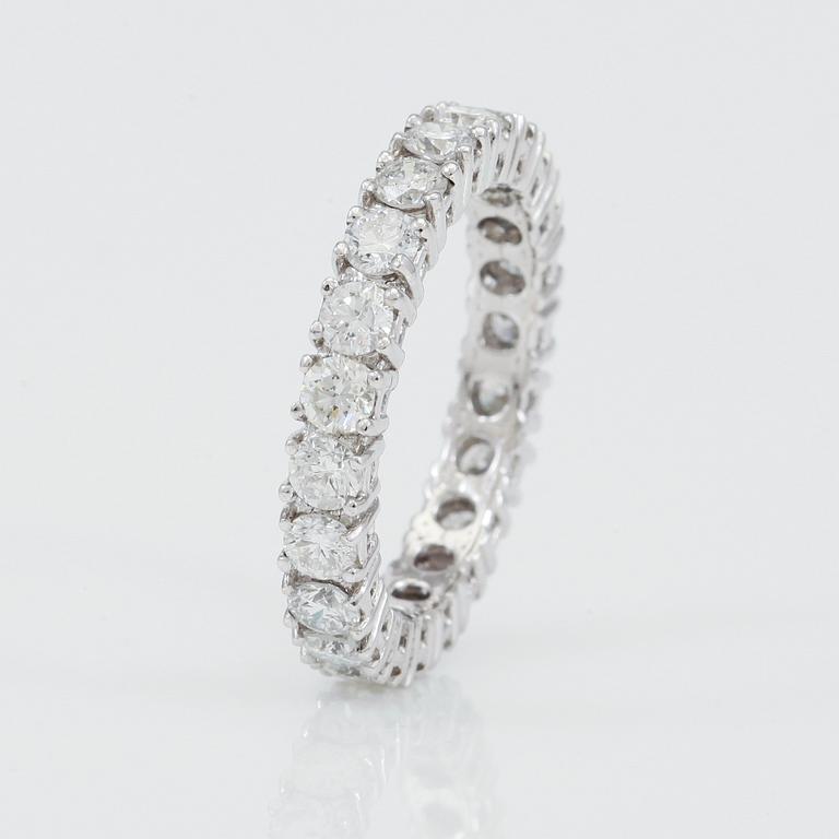 RING, briljantslipade diamanter totalt ca 1.60 ct.