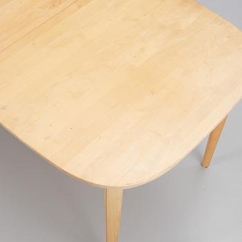 Carl Malmsten, matbord med 4 stol."Vardags", Stolab, 1999.