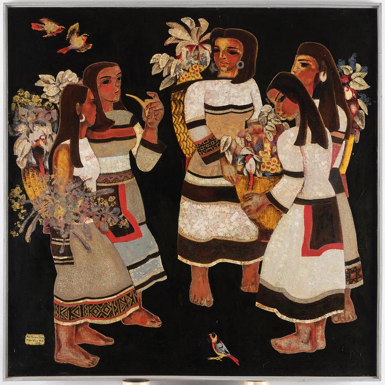 Do Xuan Doan, "Spring festival in the Highlands"/" Festival du printemps dans le Highlands".