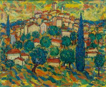 Nathan Gutman, Translation: "French mountain village".