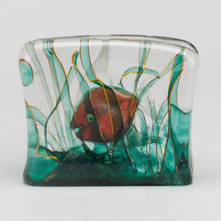 A GINO CENEDESE MURANO GLASS SCULPTURE.