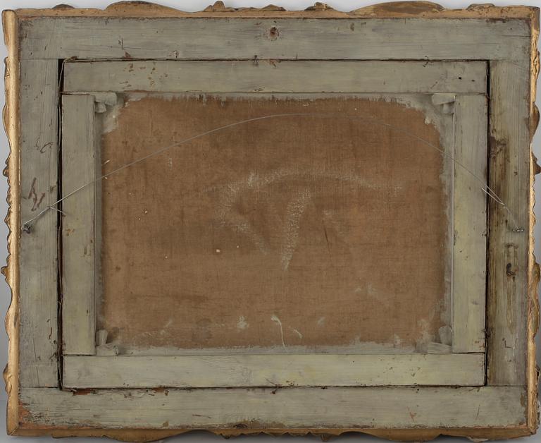 OKÄND KONSTNÄR, olja på duk, ej signerad, 1800-talets första hälft.