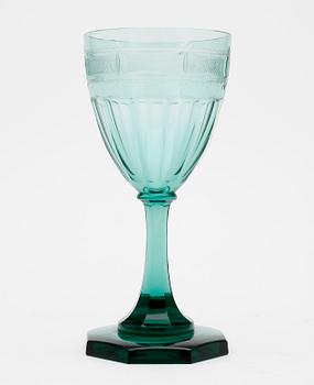 GLAS, 6 st, Strömbergshyttan, "Hörningsholm", 1900-talets första hälft.