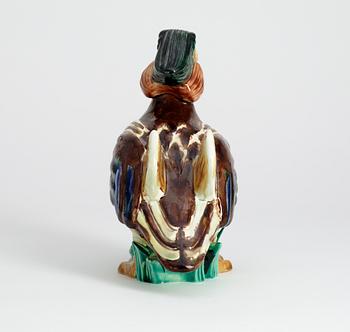 A Gunnar Nylund stoneware figure of a mandarin duck, Rörstrand.
