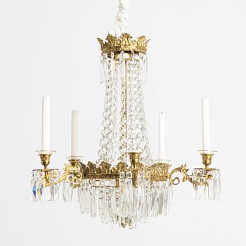 Chandelier, Oscarian style, 20th century.