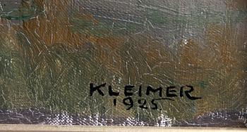 AXEL KLEIMER, olja på duk, sign o dat 1925.