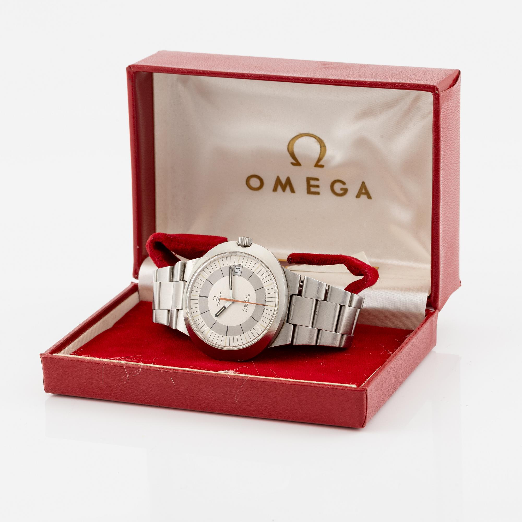 Omega, Genève, Dynamic, wristwatch, 41,5 x 36,5 mm,.