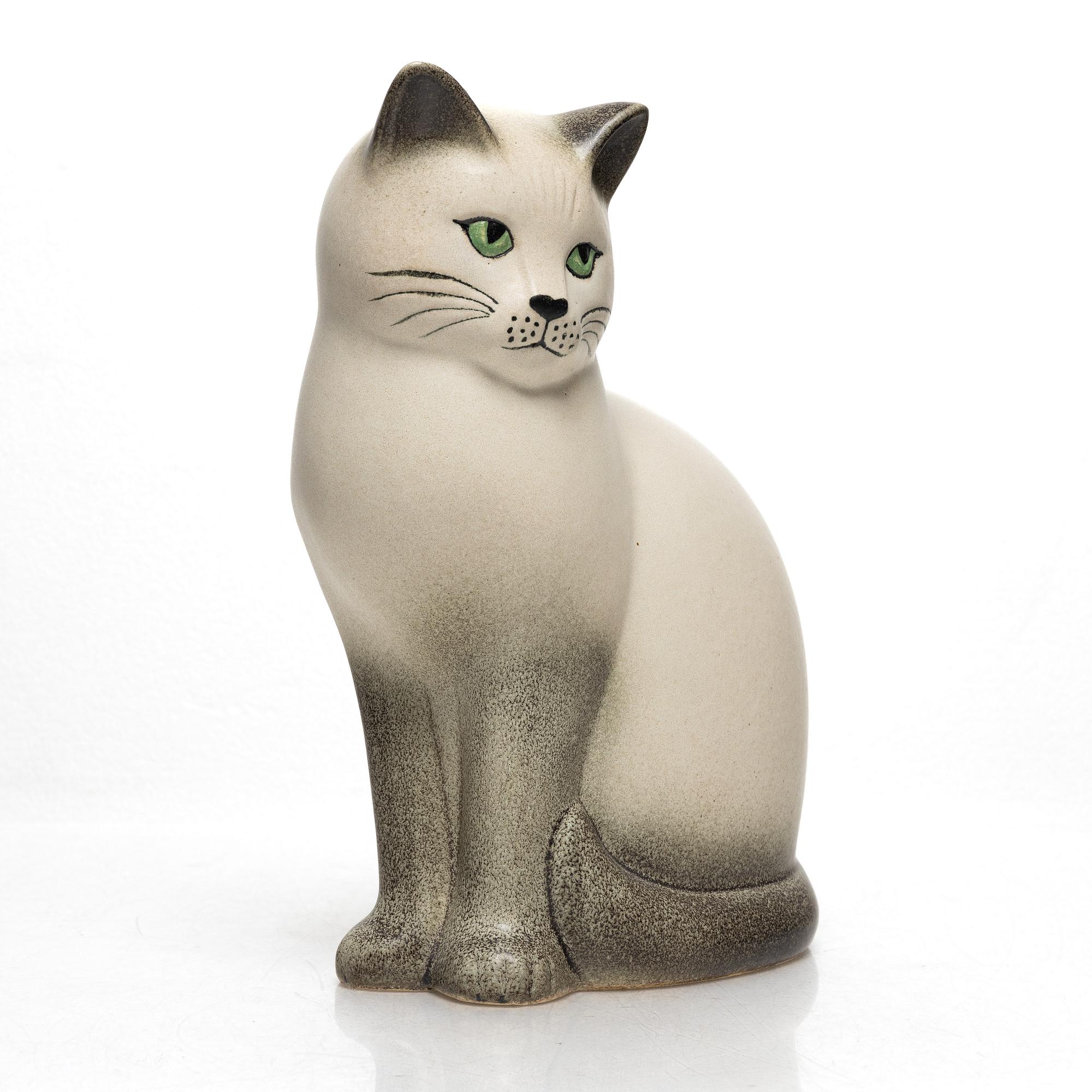 Lisa Larson, a 'Måns Maxi' stoneware figurine, K-Studion Gustavsberg, Sweden, 1993.