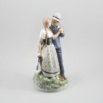 FIGURIN, porslin, Royal Copenhagen, 1900-tal.