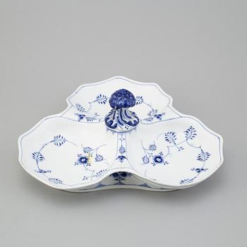 A porcelain plate, 'Musselmalet, Royal Copenhagen, Denmark, second half of the 20th century.