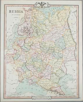 KARTOR, 4 st, Ryssland 1830-1860-tal.