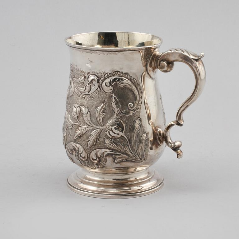 MUGG, silver, London, England, 1816, vikt 380 gram.