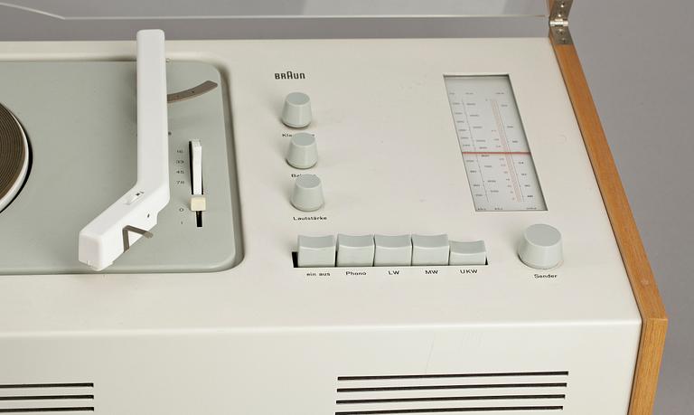 RADIOGRAMMOFON, "SK 61 S". Formgiven av Hans Gugelot & Dieter Rams 1956 för Braun AG, Tyskland.