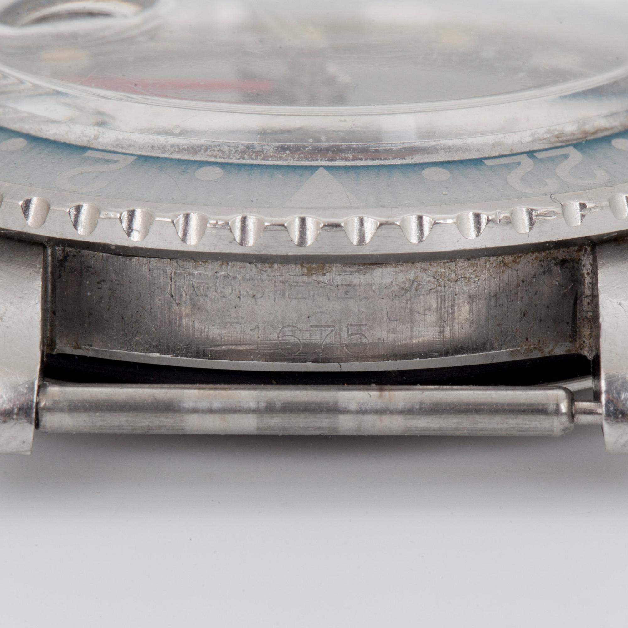 ROLEX, Oyster Perpetual, GMT-Master (SWISS-T), Chronometer, "Gilt dial", wristwatch, 40 mm,