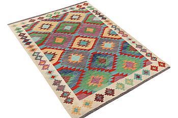 A carpet, Kilim, c. 193 x 143 cm.
