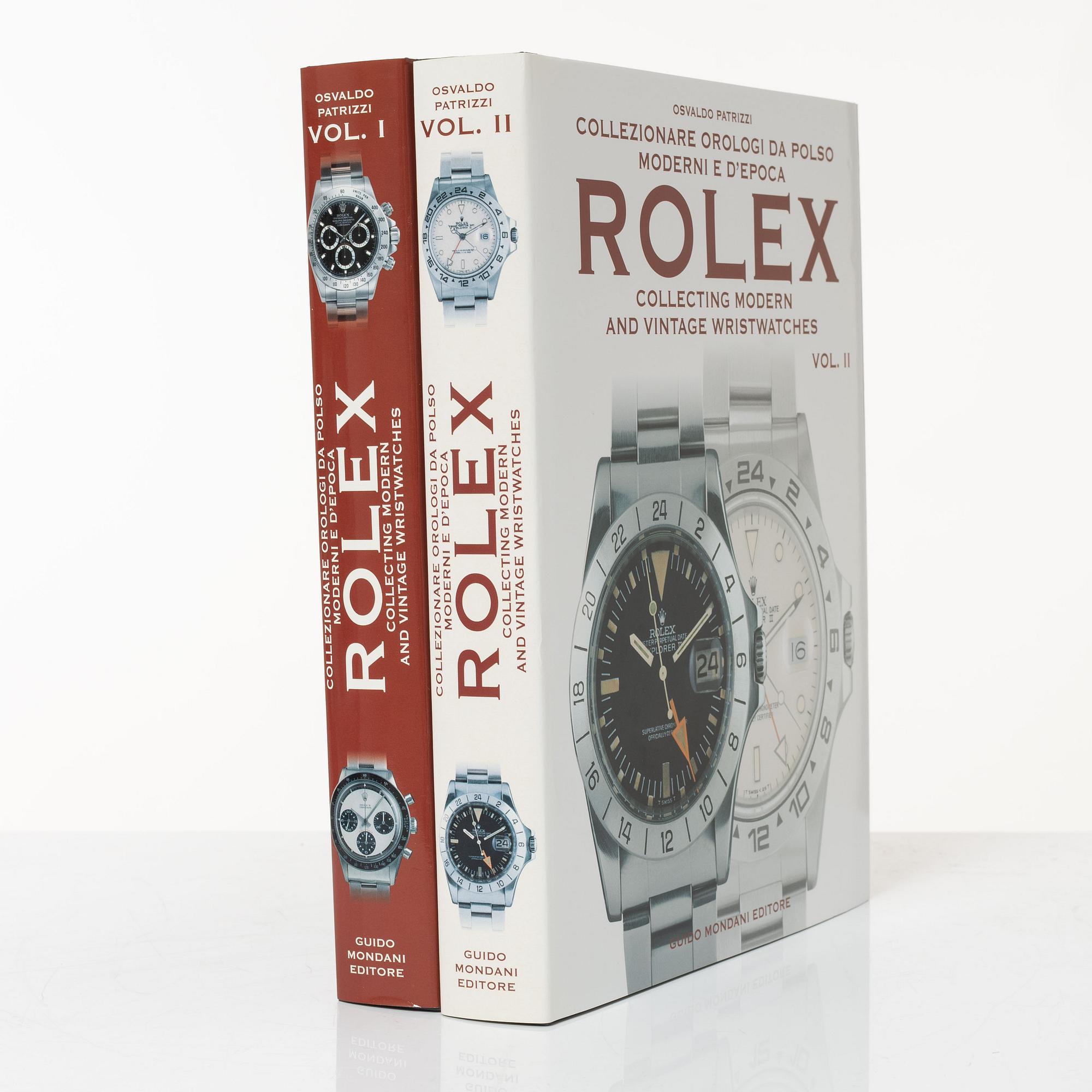 Rolex, II vol. books Collecting modern and vintage wristwatches by Osvaldo Patrizzi. Guido Mondani Editore.