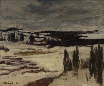 Juhan Nõmmik, Winter Landscape.