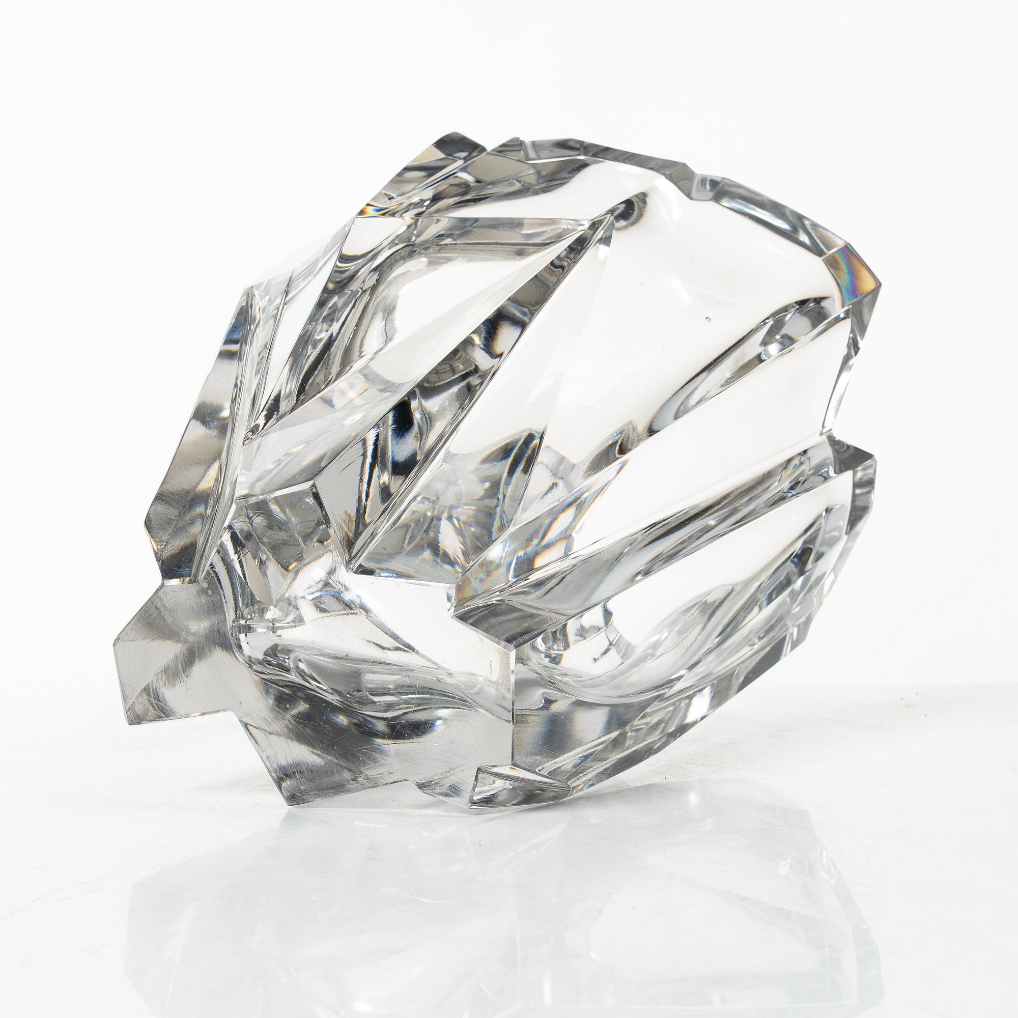 Tapio Wirkkala, vas, modell 3825, "Isberg", Iittala, Finland, 1956.