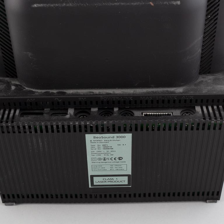 Stereoanläggning, Bang & Olufsen, "Beosound 3000" samt "Beolab 4000".
