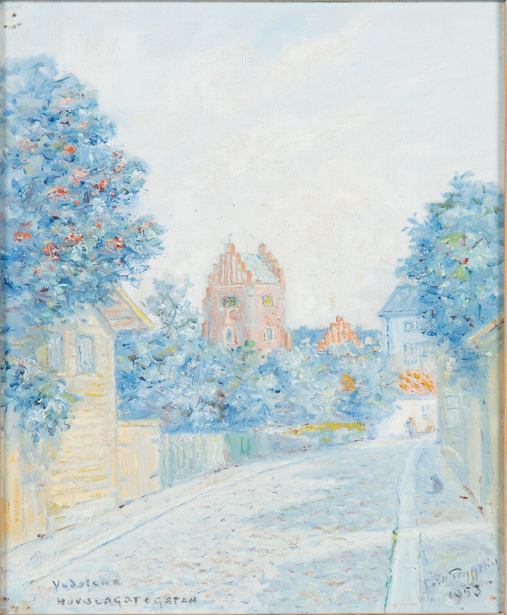 Erik Tryggelin, "Hovslagaregatan, Vadstena".