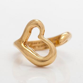 Tiffany & Co, Elsa Peretti, ring, "Open Heart", 18K guld.