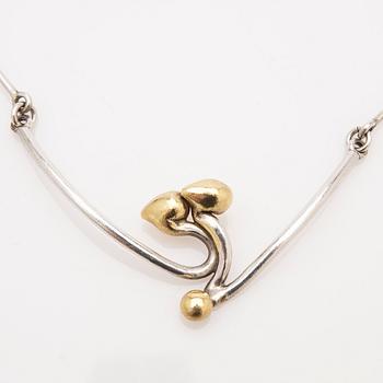 Ida Liedholm, Collier, sterlingsilver och 18k.