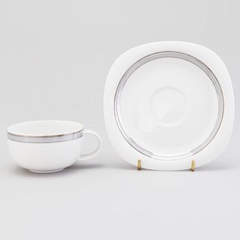 A 52-piece set of "Suomi"  tableware designed by Timo Saarpaneva 1976, for Rosenthal Studio-line.