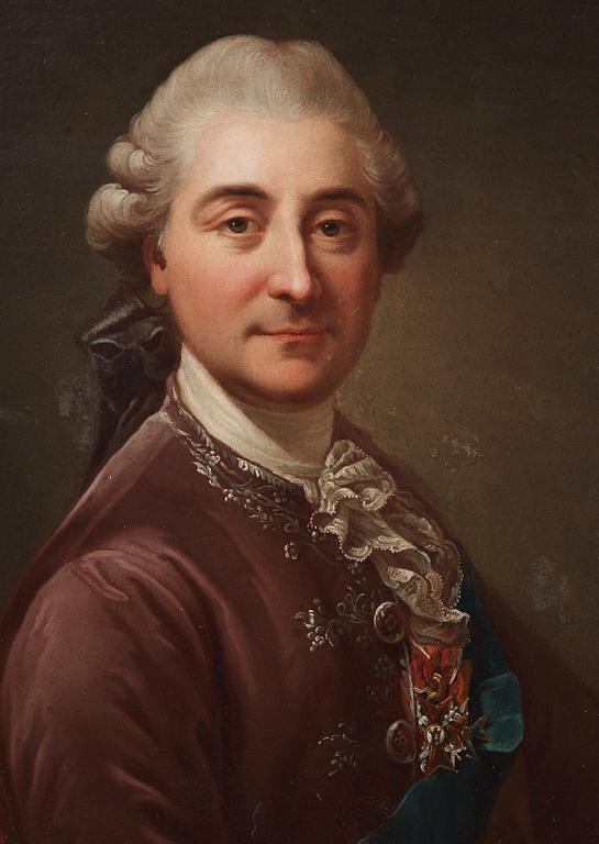 Marcello Bacciarelli Tillskriven, Greve Stanislaw Poniatowski (1732-1798) som kung Stanisław II August av Polen.