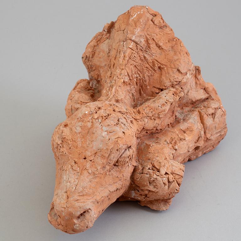 ASMUND ARLE, Sculpture, terracotta, signed A. Arle.