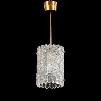 TAKLAMPOR, ett par, Carl Fagerlund, Orrefors. H 52.