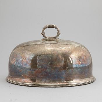A silver plated hood, 20th Century.
