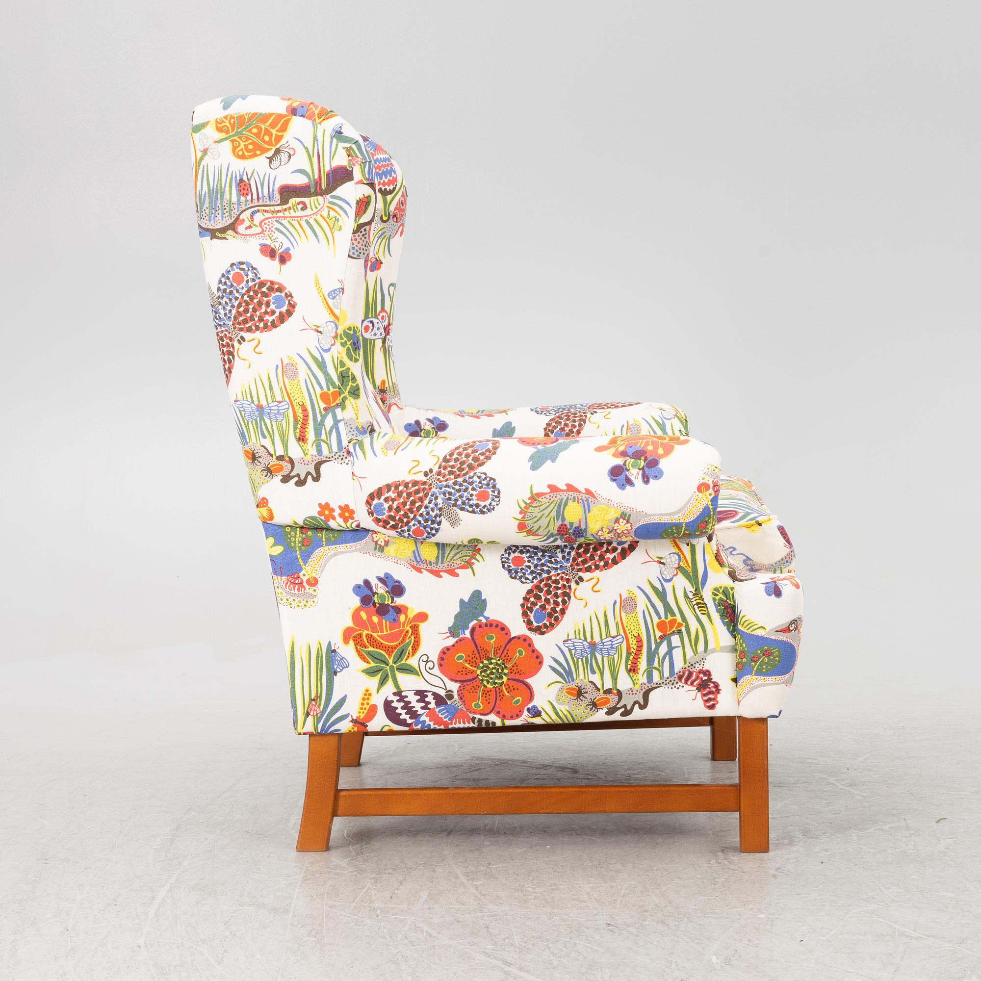 Ragnar Helsén, fåtölj, "Oxford", Stjernmöbler, Herrljunga för Firma Svenskt Tenn, 1900-talets andra hälft.