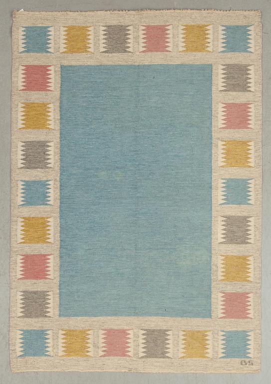MATTA, rölakan, monogramsignerad BS, (Birgitta Söderkvist möjligen), 1900-talets andra hälft. Ca 236 x 165 cm.