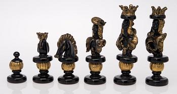A PAULY & CIA MURANO CHESS BOARD.