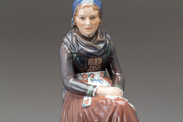 FIGURIN, Dahl Jensen, porslin, 1900-talets andra hälft.