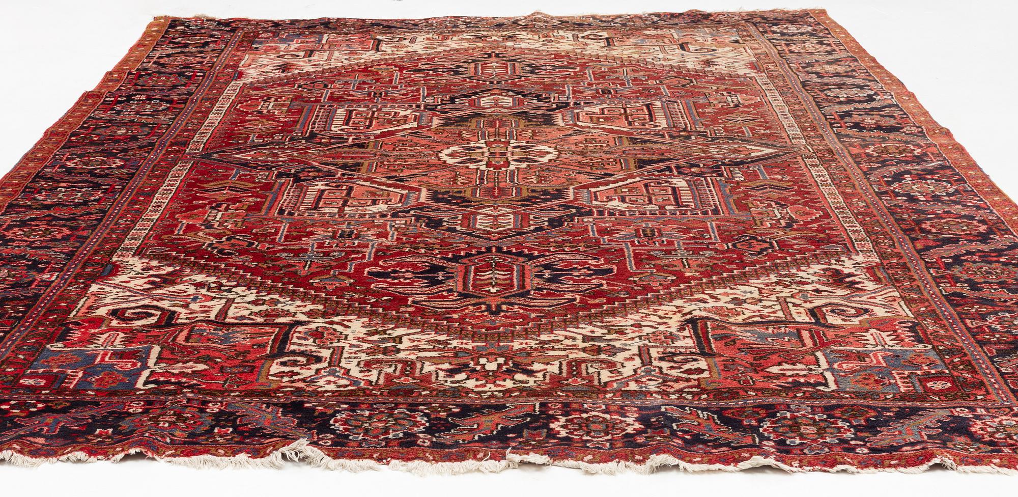 A carpet, circa 395 x 295 cm.