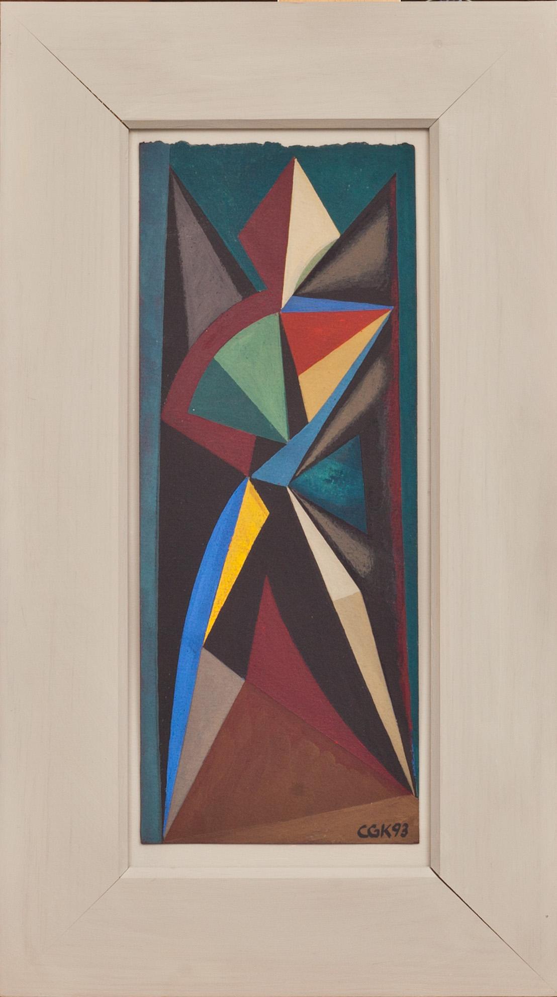 C GÖRAN KARLSSON, gouache på papper, monogramsignerad och daterad -93.