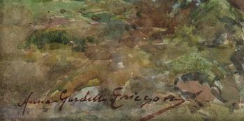 Anna Gardell-Ericson, watercolour, signed.