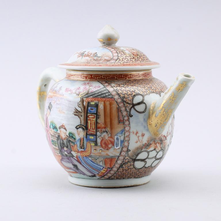 TEKANNA, porslin, Kina, Qianlong (1736-1795).