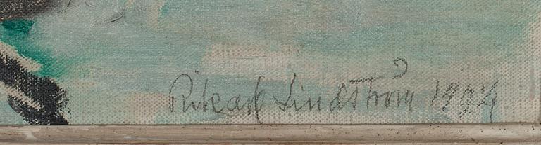 RIKARD LINDSTRÖM, olja på duk, sign och dat 1924.