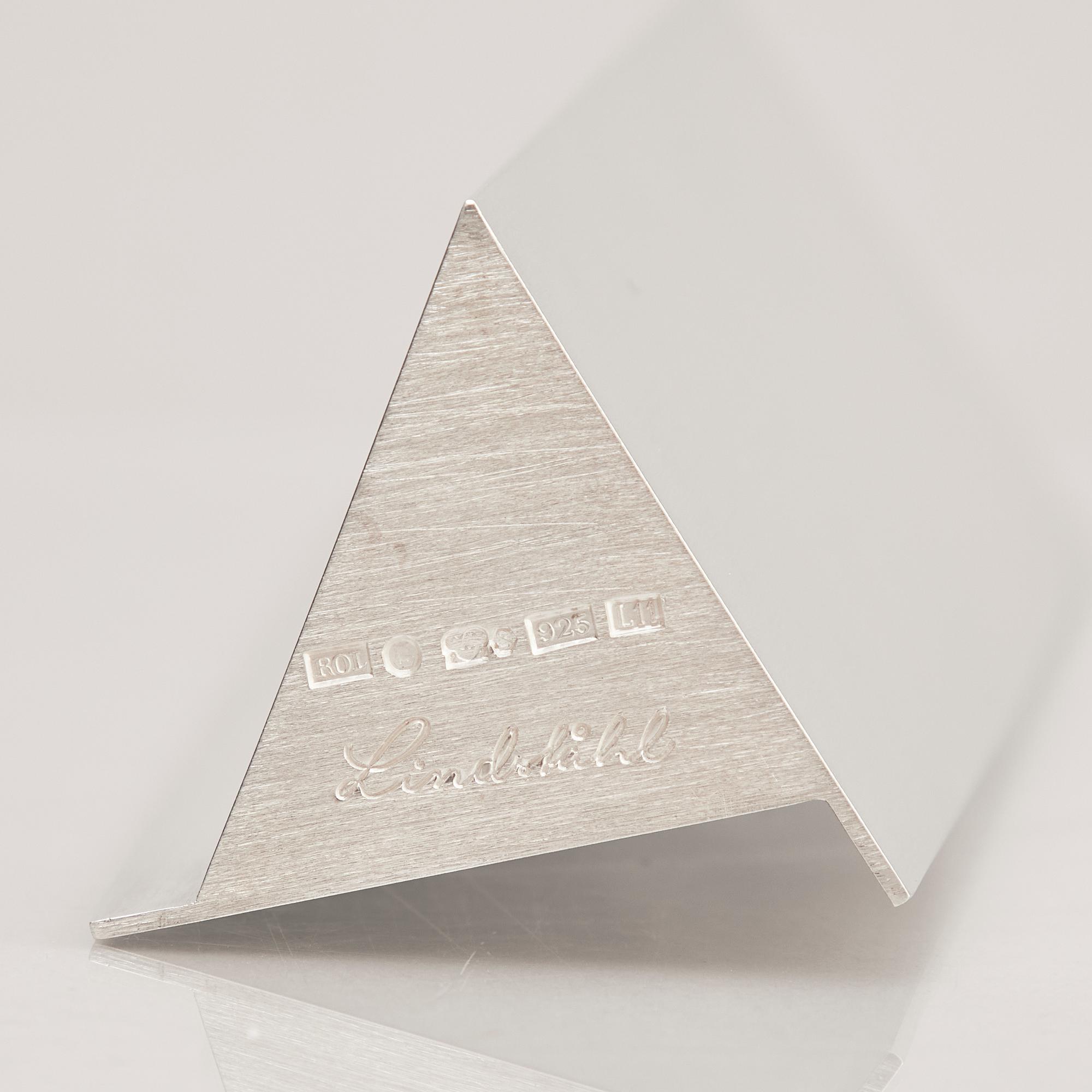 A sterling silver vase, mark of Rolf Lindståhl, Stockholm 2009.