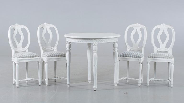 BARNMÖBLER, 5 delar, Gustaviansk stil, 1990-tal.